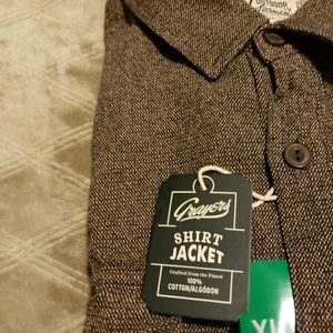 Men's Grayers Heavyweight Shirt Jacket -  Extra Large Brown